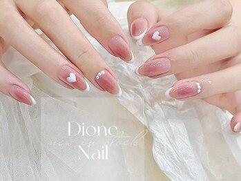 ディオーネ ネイルスタジオ(Dione)/可愛い過ぎるチークフレンチ