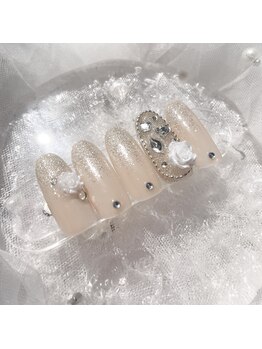 ケソン ネイル スタジオ(qeson nail studio)/フレンチガーリー