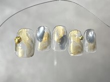 クレモアネイル 浦和店(CLEMORE NAIL)/うる艶ブルーネイル