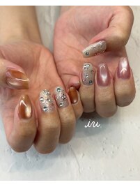 カラフルストーンネイル