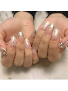 ネイルズクレア(Nail’s Crea)/ラメフレンチ