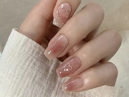 冬ネイル/ツイード/ワンホン