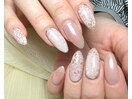 レースネイル/上品ガーリー