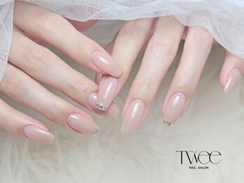 ネイル 本町(nail Twee salon)の写真/【シンプルだけどお洒落に可愛く♪】お仕事柄派手なネイルが出来ない方にも◎経験豊富なスタッフ多数在籍♪