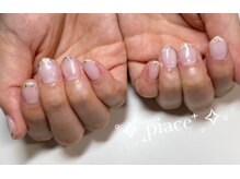 ピアーチェ(Piace)/ガラスフレンチネイル♪