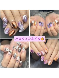 ハロウィンネイルデザイン