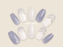 ファストネイル なんばウォーク店(FAST NAIL)/ツイード/パール【12392】
