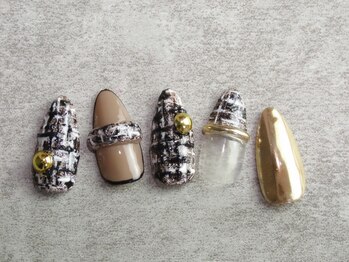 ツイードネイル