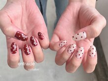 アントレッド(entraide)/ミルキードットネイル♪