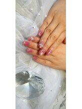 セリーヌネイル(CERINE NAIL)/流行りのチークネイルです☆