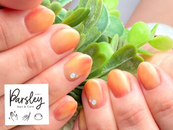 パスリー ネイルアンドケア(Parsley Nail&Care)/もももも桃ネイル☆