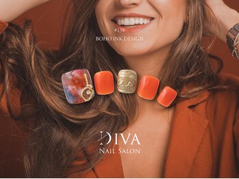 ネイルサロン ディーバ 梅田エナ店(Diva)/ FootデザインSelect ￥6,930