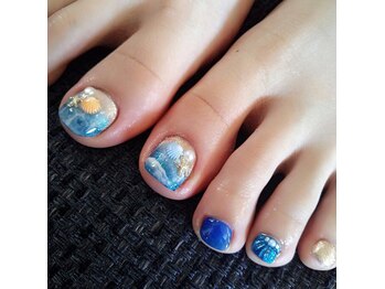 ネイルサロン エーナイン 旭川春光店/海×夏