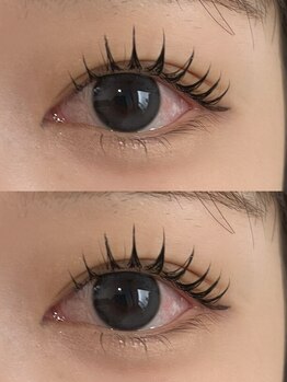 エフルームフクオカ(F room fukuoka)の写真/特許技術で自まつ毛を根元から上げ、濃密な仕上がりに☆圧倒的なボリューム感で理想のぱっちりアイを実現♪