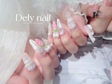デリーネイル(Dely_nail)/いちごみるくのデコネイル