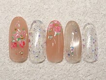 リノ ネイル(Rino nail)/4月の新作804b2バラ