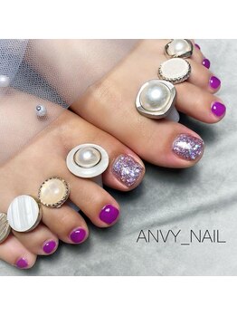 ネイルサロン あんび/フットワンカラー