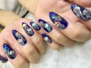 ラックス 尼崎立花(LAX)/クラゲ大集合ネイル