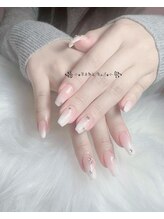 ラムネイル 恵比寿店(RAMU nail)/チップ長さ出しグラデーション