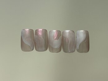 ピンクニュアンスネイル