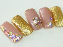 ネイルサロン シェル(Nail Salon SHELL)/定額外アート　￥6000