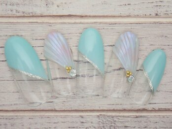 ワンネイル(ONE NAIL)/#マーメイド#人魚の鱗