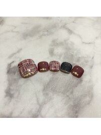 ツイードネイル♪