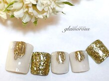 ネイルグラマラス 西新井店/《フットネイル》ニュアンス