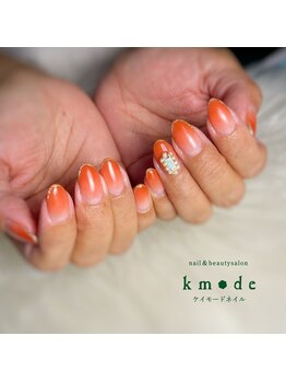 ケイモードネイル(kmode)/オレンジグラデーション