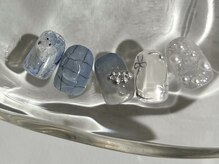 ネイルサロン プルミエール 錦糸町店(premiere)/ニュアンス/韓国ネイル/リボン