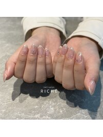 キラキラワンカラー