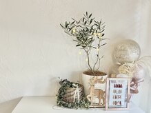 半個室のリクライニングチェアでリラックス