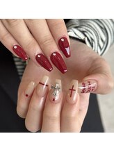 ネイルアトリエビー(nail atelier be’)/ボルドーデザイン