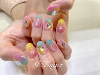 ジーフィンガー 大井町店(G Finger)/ゆめかわ♪オーロラネイル☆