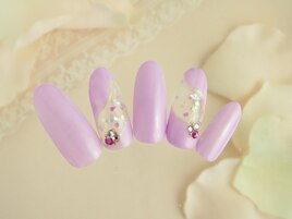 クリア・ホログラムネイル