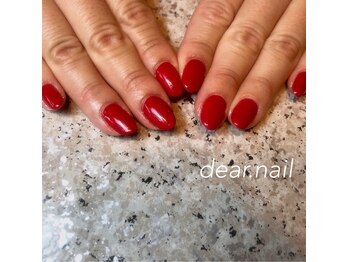ディアネイル(dear.nail)/赤ワンカラー ★