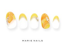 マリー ネイルズ いわきラトブ店(MARIE NAILS)/定額7,700円税込 イエロー 0805c