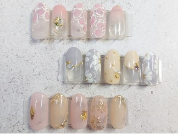 ネイル サロン ラグゼ(Nail Salon Luxe)の写真/≪フィルイン推奨・3週間以内付替オフ無料≫オフィスや学校でも浮かない、飽きのこないシンプルデザイン！