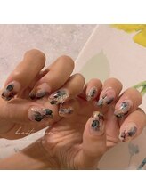 ビューティームーン(beauty moon)/インクネイル×ブランドパーツ＊