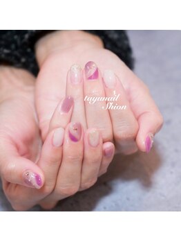 たゆ ネイル(たゆnail)/くすみデザインネイル
