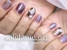 フェロン 小倉店(feron.)/カフェラテネイル♪ミルク多め