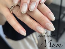 マム(Mum)の雰囲気（人気のマグネットネイルに先端ラメアート♪）