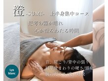 リスブラン(Lys Blanc)/澄-sumi-上半身集中コース