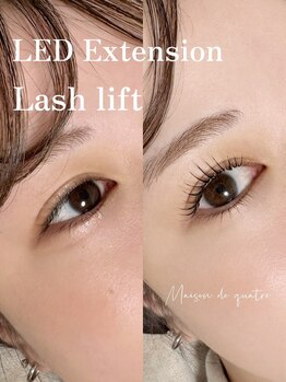メゾンドキャトル 大宮店(Maison de quatre)の写真/大人女性のための上品ボリューム♪1mm単位でデザインに拘り、LEDやエクパーマで理想を叶えます。