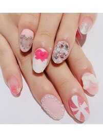 夢かわソフトキャンディーネイル