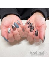 ヒールネイル(heal nail)/スカルプ アシメ.