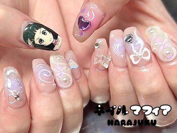 ネイルマフィア 原宿(NAIL MAFIA)/キャラクターネイル☆