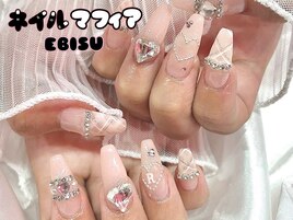 ワンホンチェックネイル