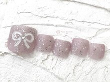 ネイルメゾン 池袋店(NAIL MAISON)/キラキラりぼん¥7500