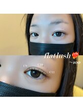 ギッシュ アイラッシュ桃花台店(guiches)/フラットラッシュ100本